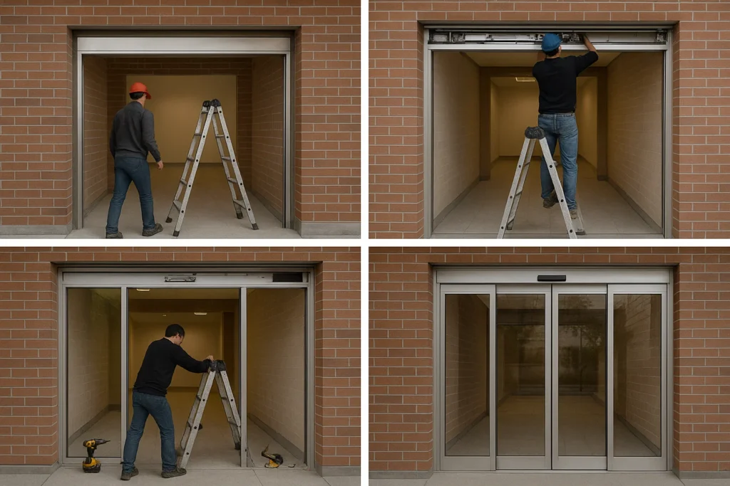 نصب و تعمیر درب اتوماتیک در اوین