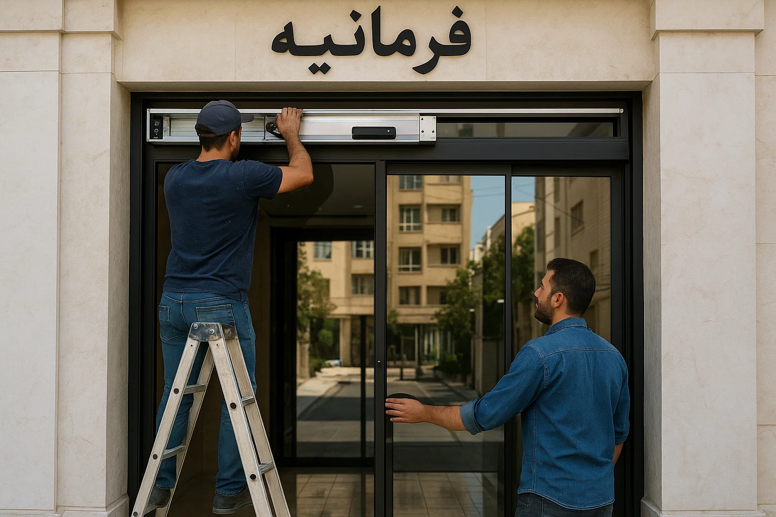 نصب درب اتوماتیک در فرمانیه