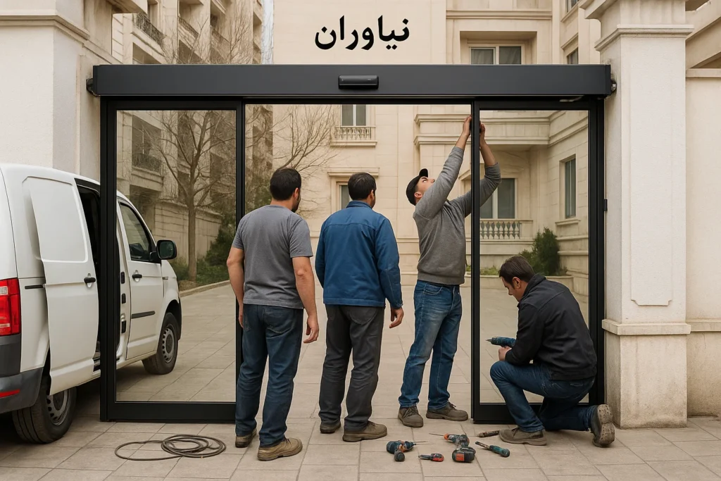 تعمیر درب اتوماتیک در نیاوران