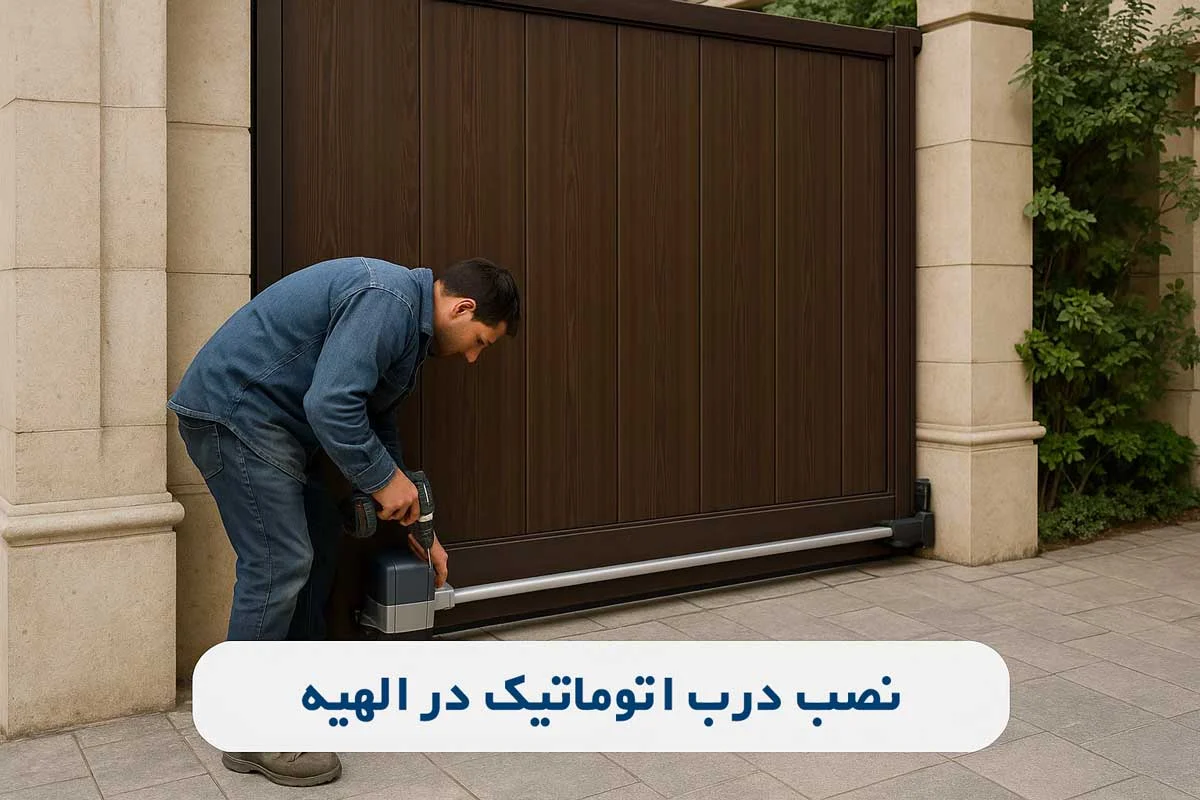 نصب درب اتوماتیک در الهیه
