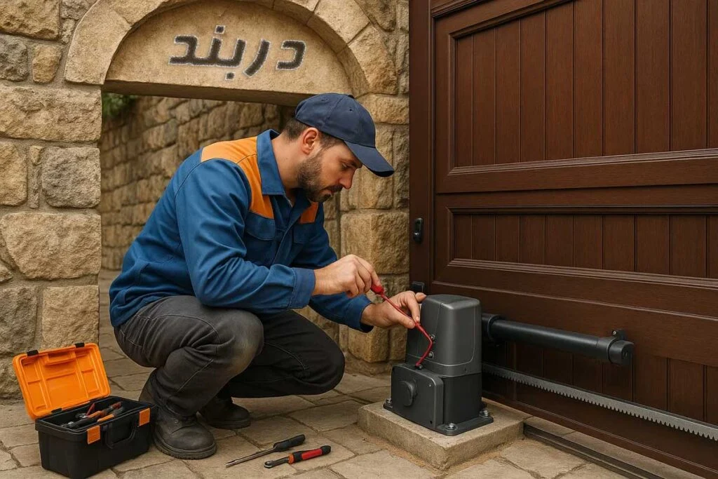 نصب درب اتوماتیک در دربند