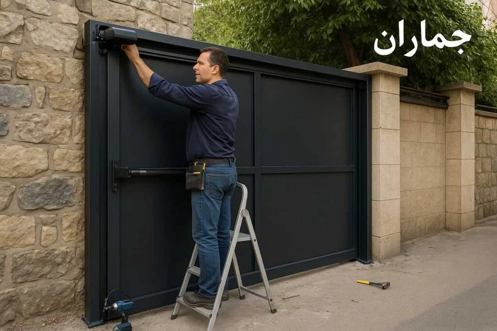 نصب درب اتوماتیک در جماران1